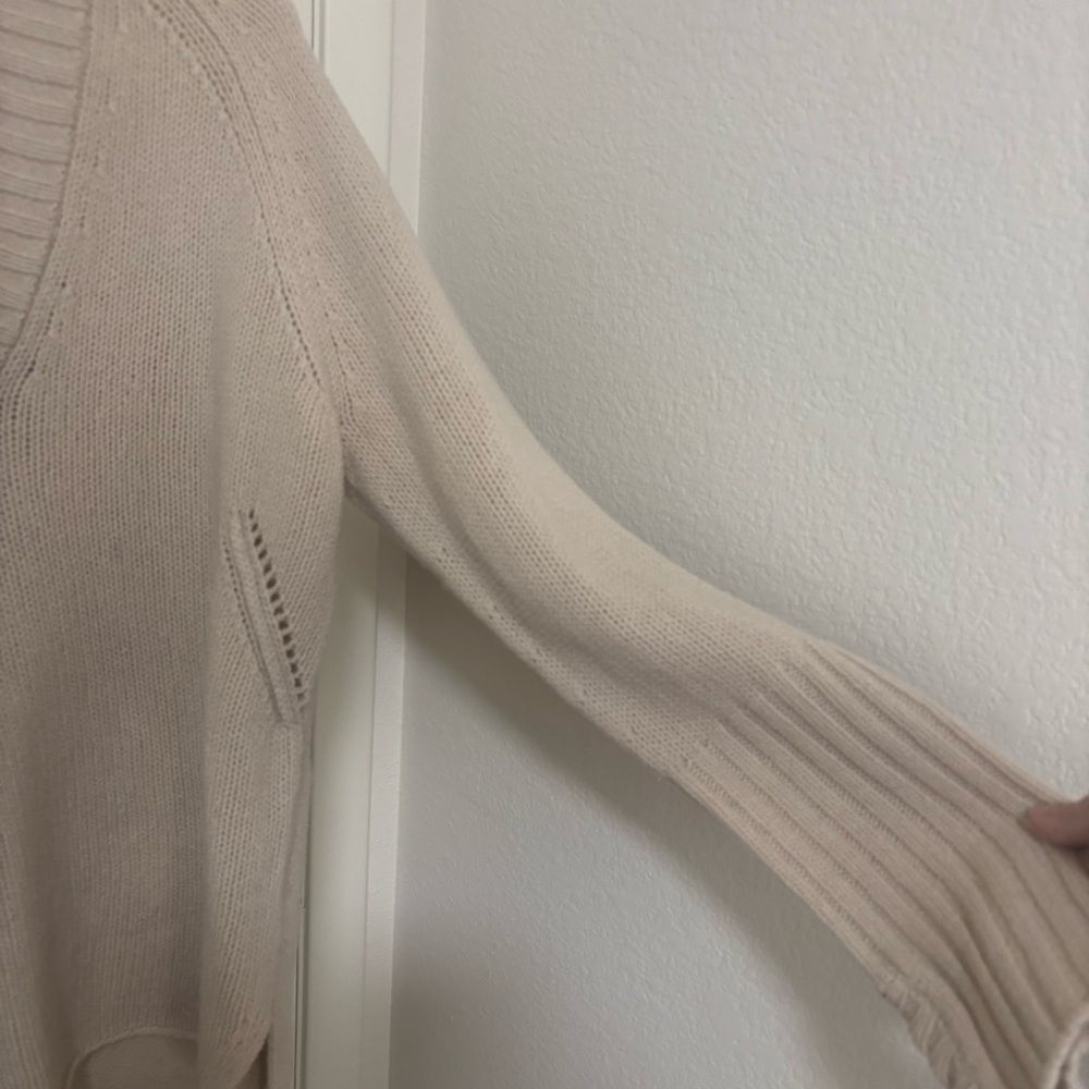 Zadig & Voltaire 100% merino wool Valmy we amour vneck sweater size S - Picture 8 of 15